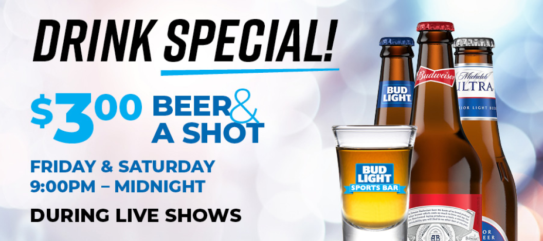 Drink Deals and Offers - Live Show Offer