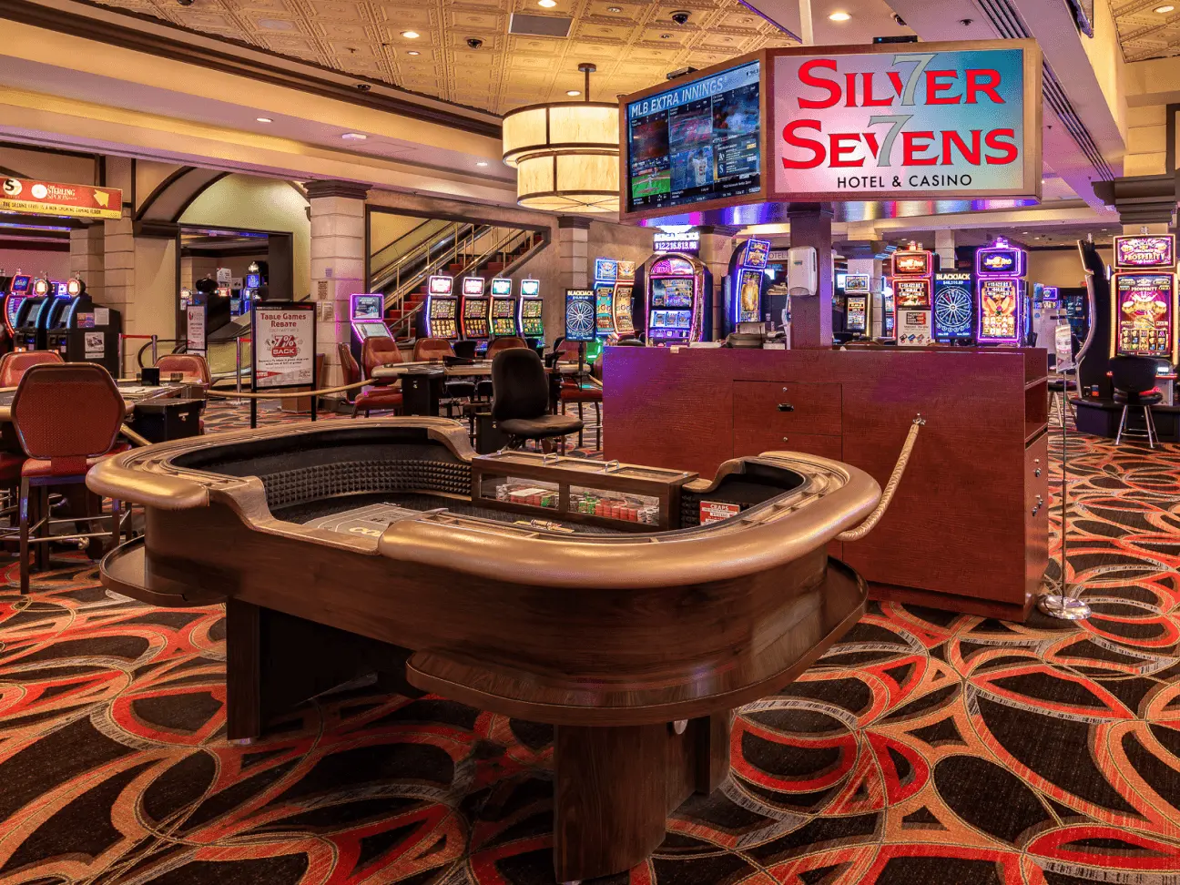 Table Games View - Silver Sevens Casino