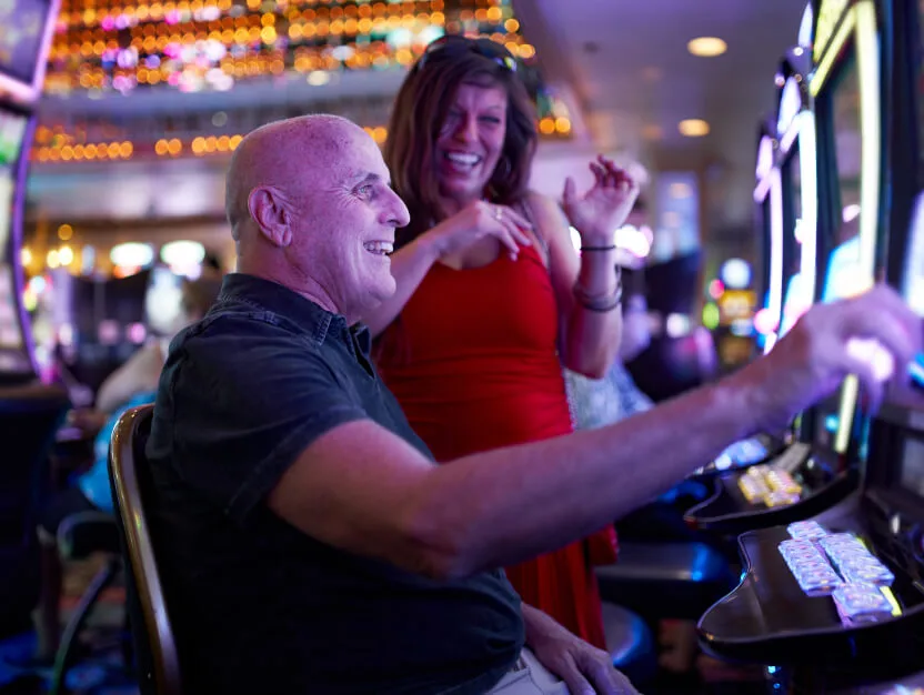 Couple Photo While Playing Casino